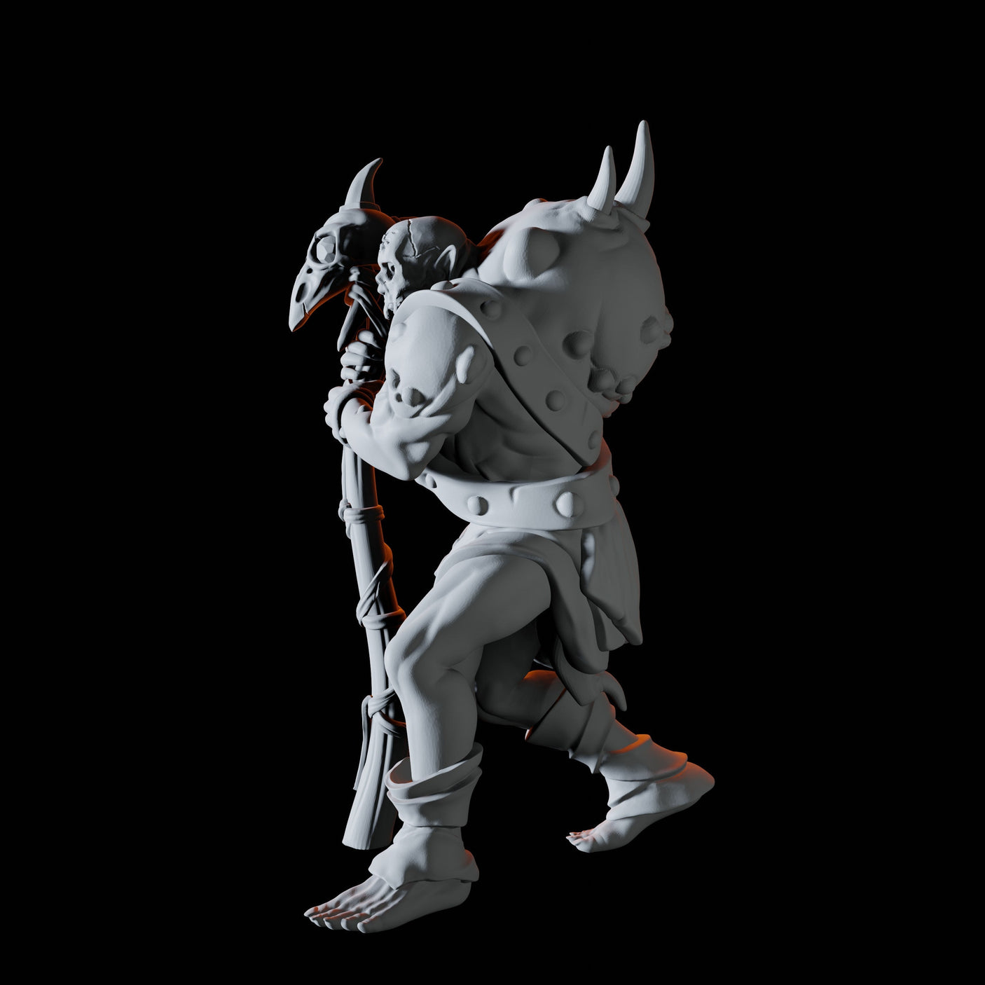 Fomorian Mage B Miniature for Dungeons and Dragons, Pathfinder or other TTRPGs