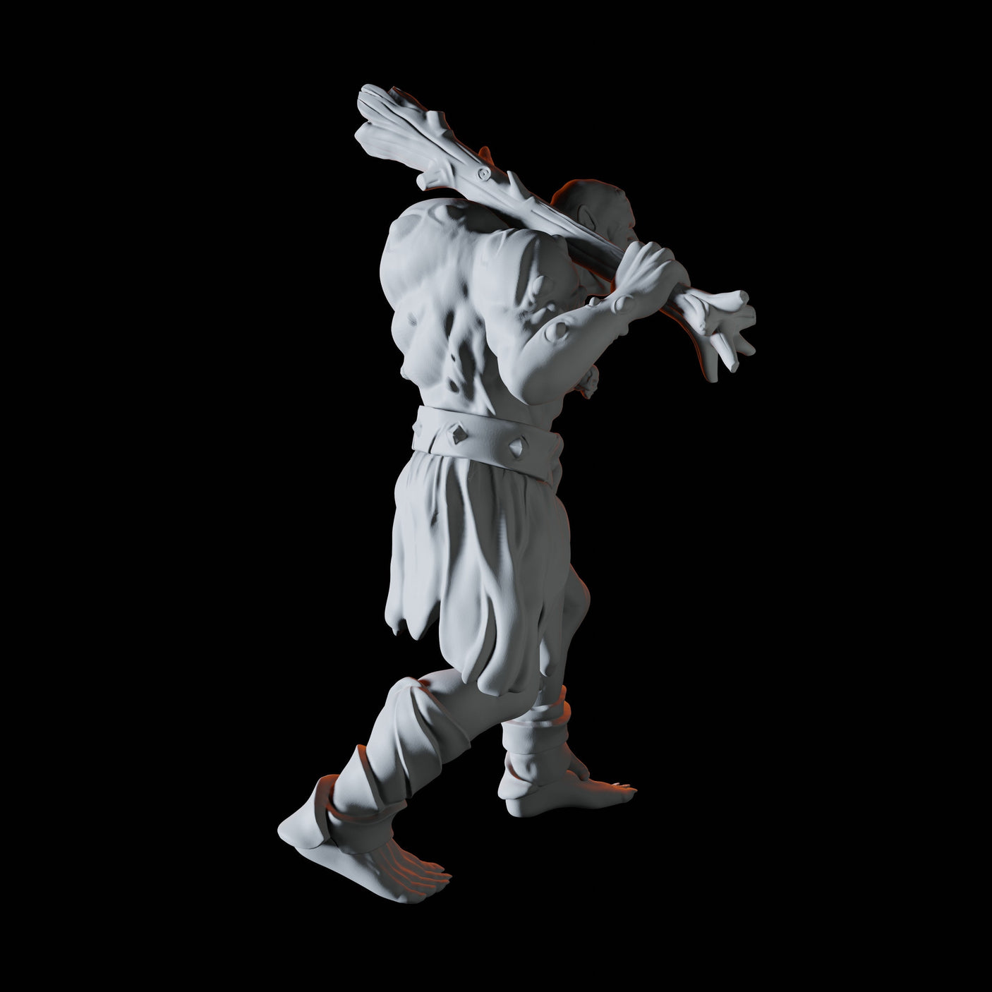 Fomorian Warrior A Miniature for Dungeons and Dragons, Pathfinder or other TTRPGs