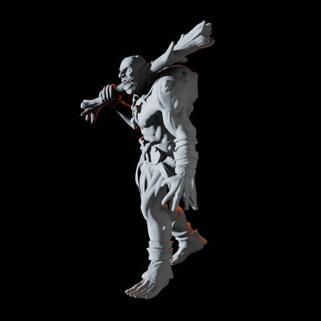 Fomorian Warrior A Miniature for Dungeons and Dragons, Pathfinder or other TTRPGs