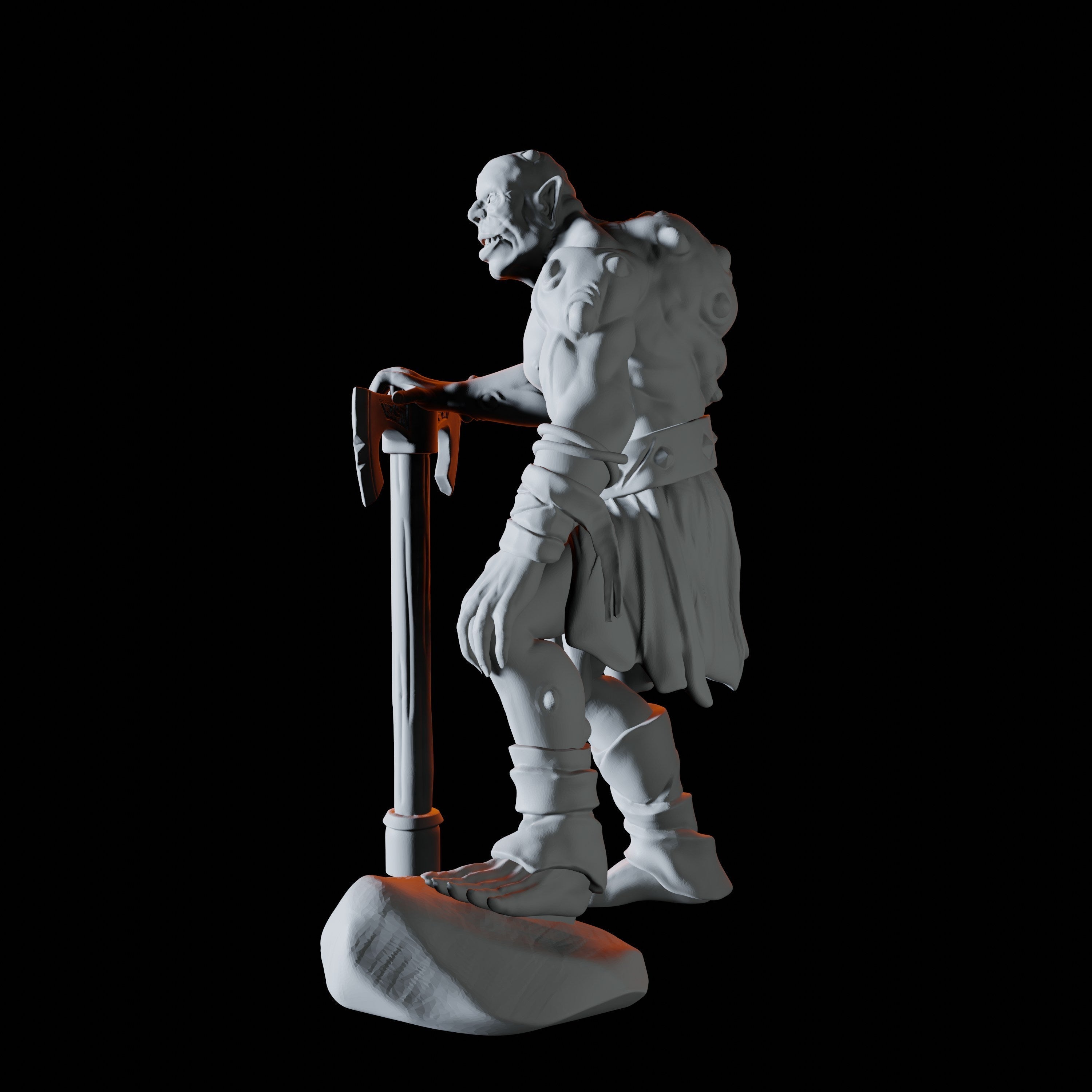 Fomorian Warrior B Miniature for Dungeons and Dragons - Myth Forged