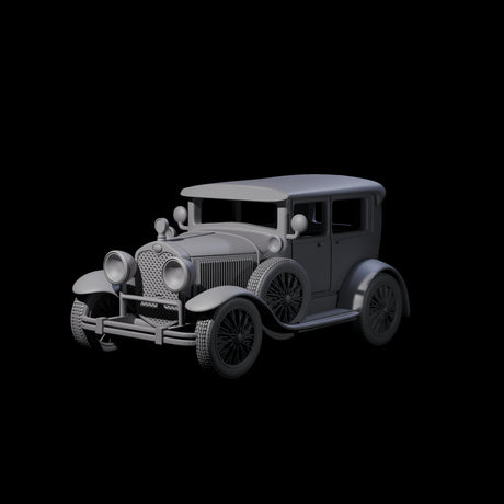 Ford Model A Car Miniature for Dungeons and Dragons, Pathfinder or other TTRPGs