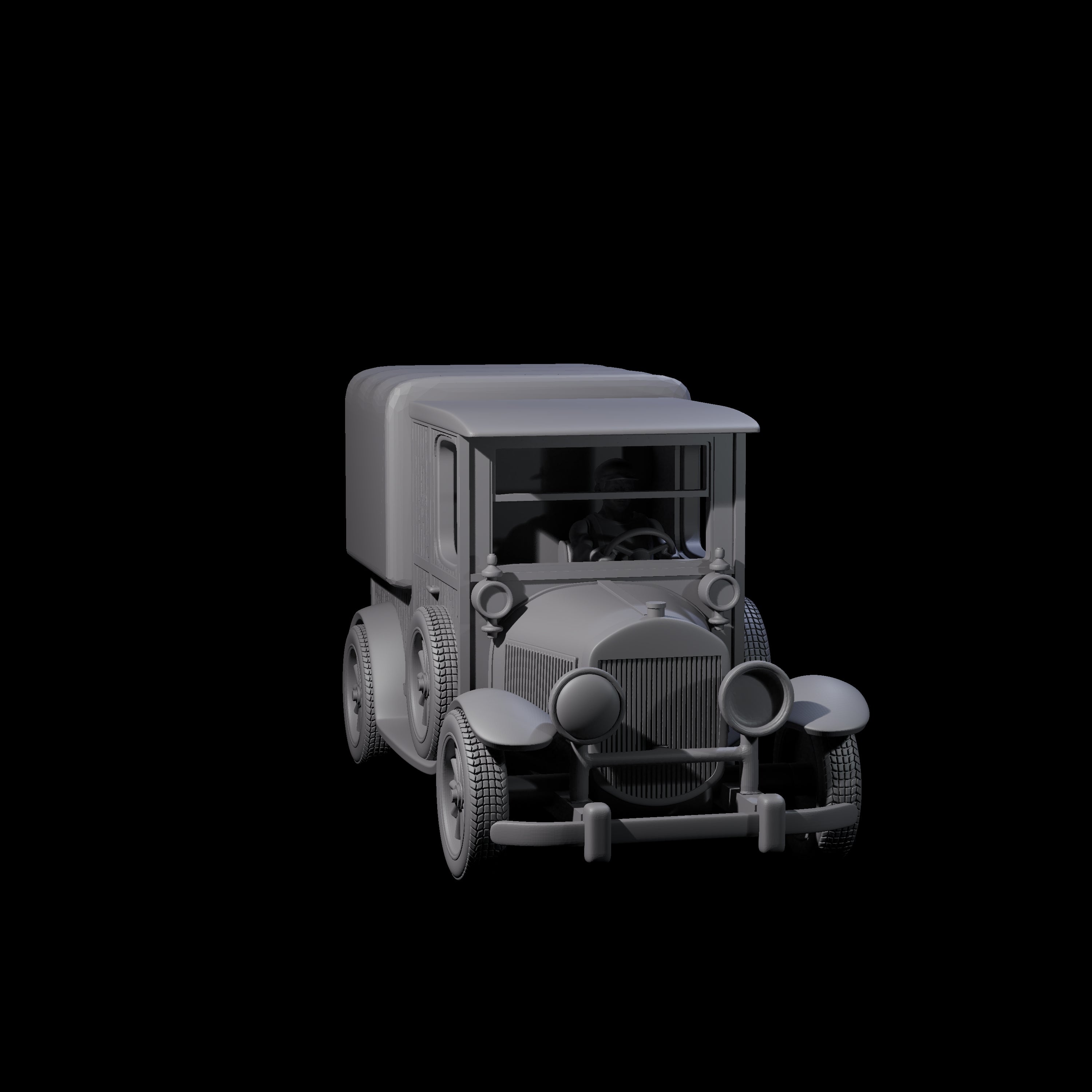 Ford Model T Truck Miniature for Dungeons and Dragons, Pathfinder or other TTRPGs
