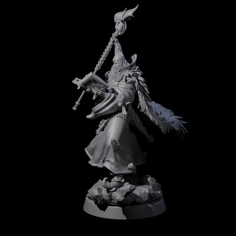 Forest Archmage Miniature for Dungeons and Dragons, Pathfinder or other TTRPGs