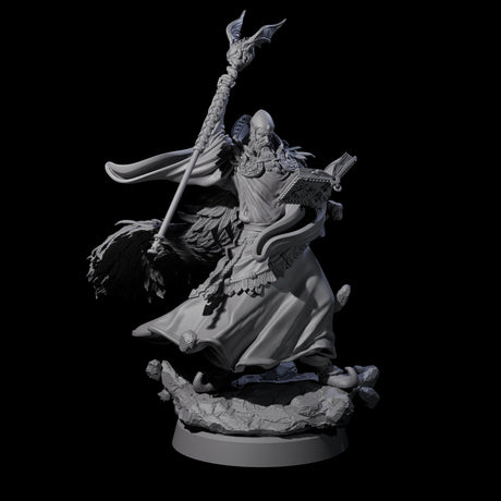 Forest Archmage Miniature for Dungeons and Dragons, Pathfinder or other TTRPGs