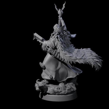 Forest Archmage Miniature for Dungeons and Dragons, Pathfinder or other TTRPGs
