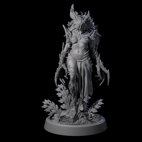 Forest Defending Dryad A Miniature for Dungeons and Dragons, Pathfinder or other TTRPGs