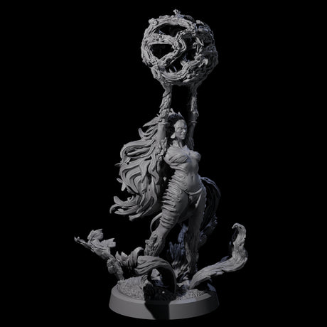 Forest Defending Dryad B Miniature for Dungeons and Dragons, Pathfinder or other TTRPGs