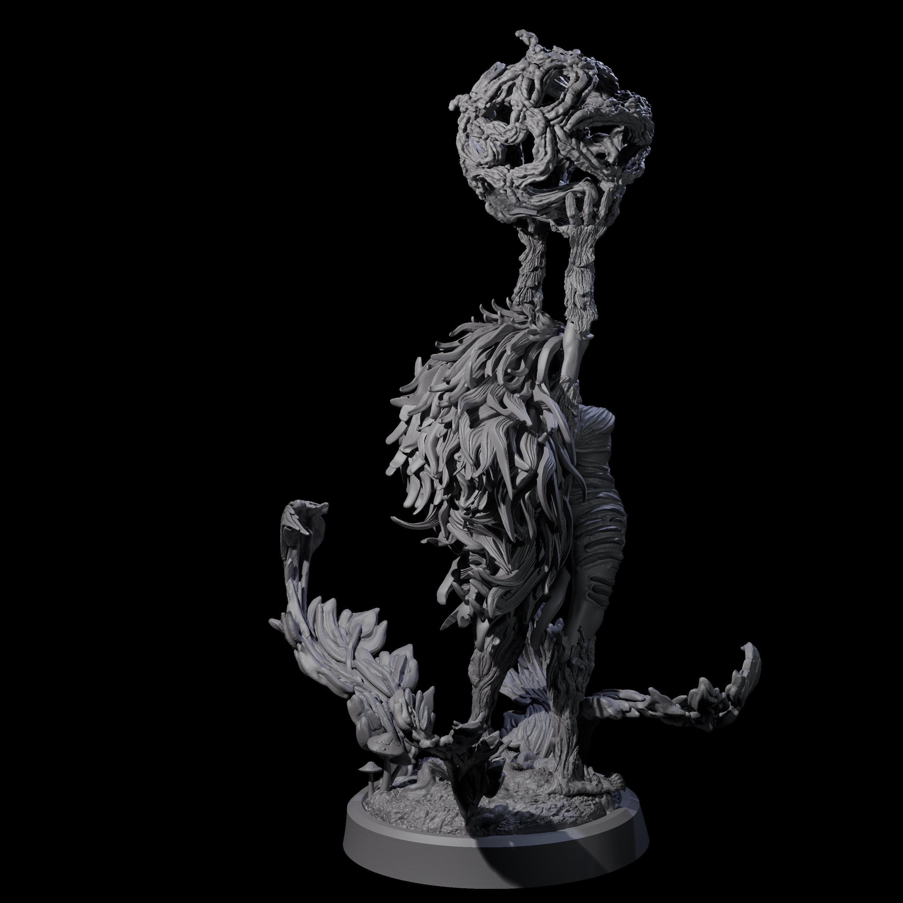 Forest Defending Dryad B Miniature for Dungeons and Dragons, Pathfinder or other TTRPGs