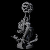Forest Defending Dryad B Miniature for Dungeons and Dragons, Pathfinder or other TTRPGs
