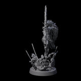 Forest Defending Dryad C Miniature for Dungeons and Dragons, Pathfinder or other TTRPGs