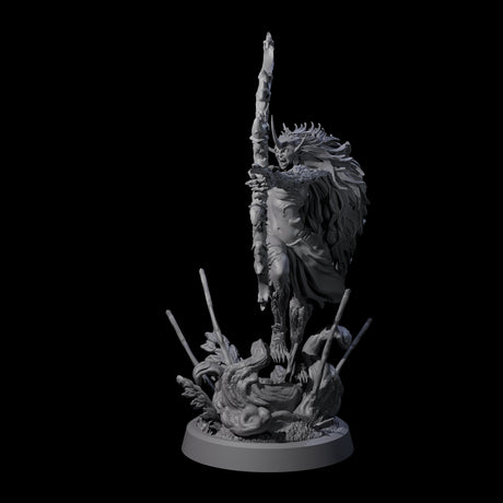 Forest Defending Dryad C Miniature for Dungeons and Dragons, Pathfinder or other TTRPGs