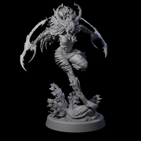 Forest Defending Dryad D Miniature for Dungeons and Dragons, Pathfinder or other TTRPGs