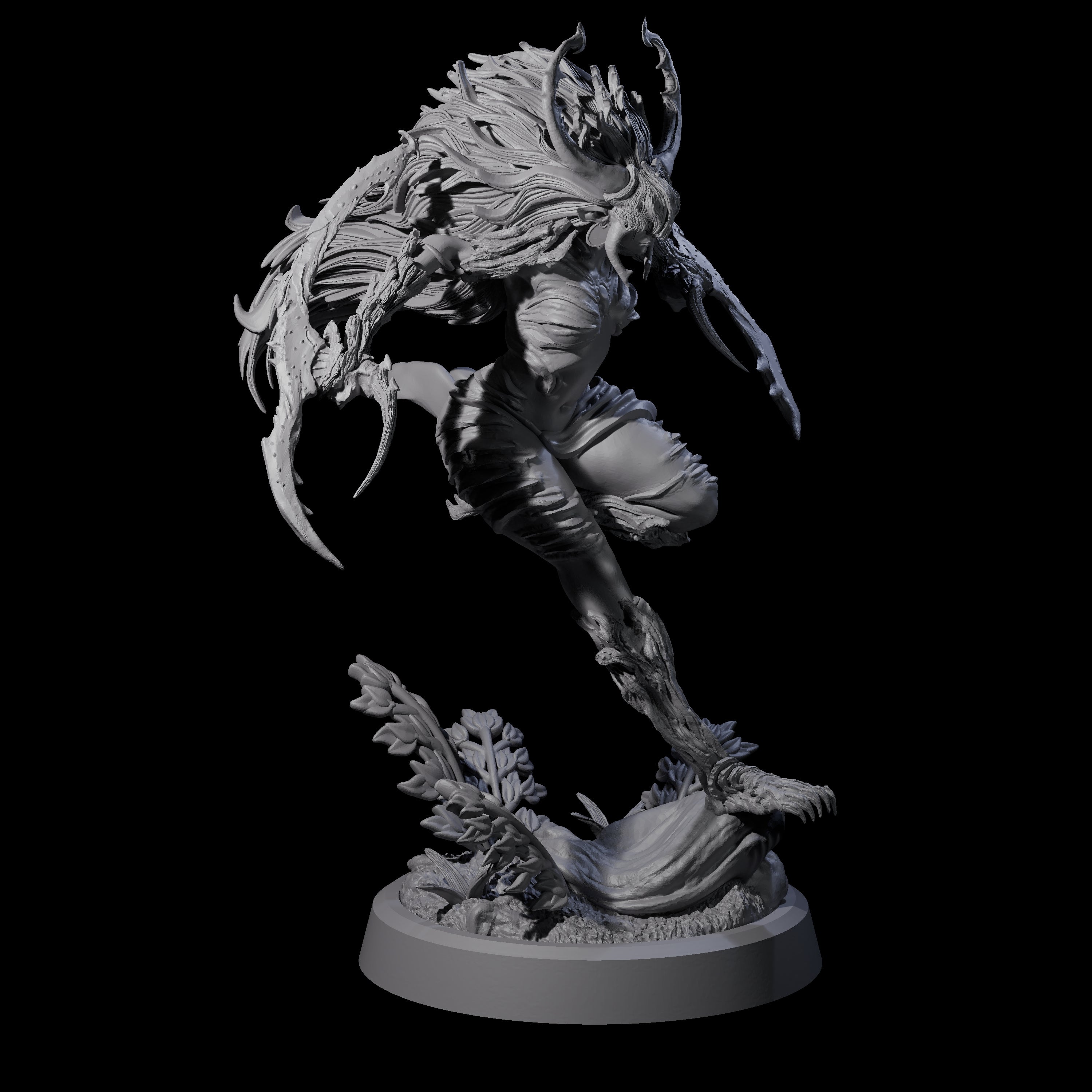 Forest Defending Dryad D Miniature for Dungeons and Dragons, Pathfinder or other TTRPGs