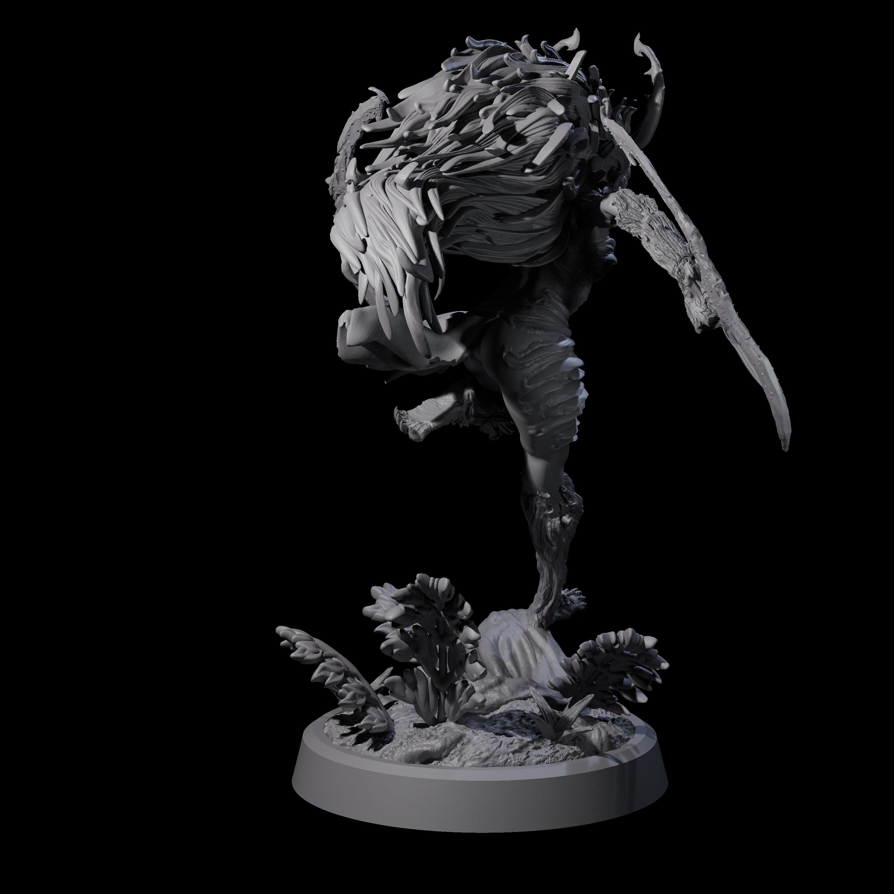 Forest Defending Dryad D Miniature for Dungeons and Dragons, Pathfinder or other TTRPGs