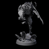 Forest Defending Dryad D Miniature for Dungeons and Dragons, Pathfinder or other TTRPGs