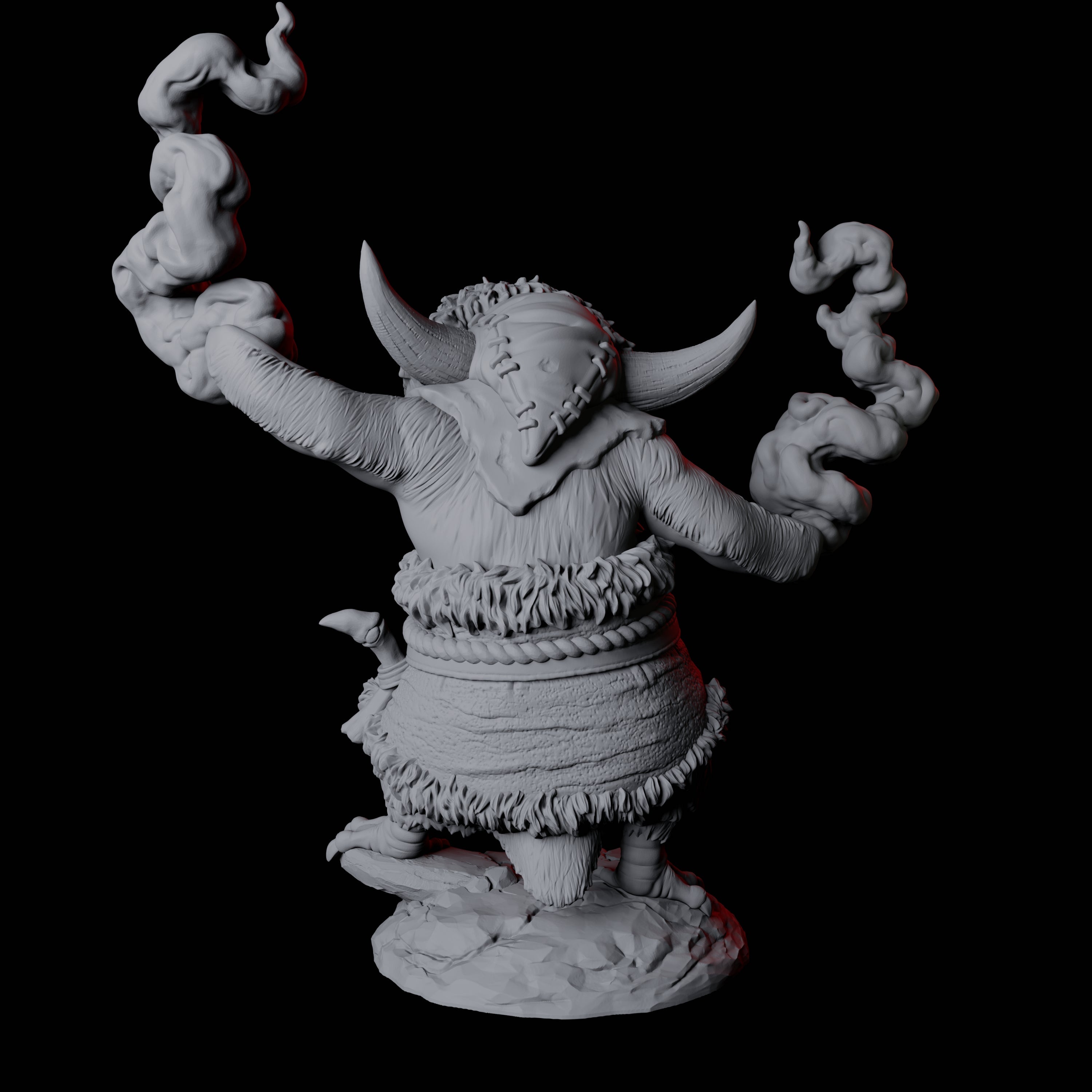 Forest Dohwar Shaman C Miniature for Dungeons and Dragons, Pathfinder or other TTRPGs