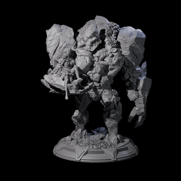 Forest-Elf-with-Stone-Golem-