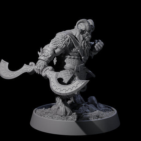 Forest Guardian Satyr A Miniature for Dungeons and Dragons, Pathfinder or other TTRPGs