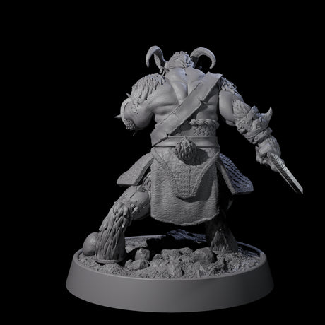 Forest Guardian Satyr A Miniature for Dungeons and Dragons, Pathfinder or other TTRPGs