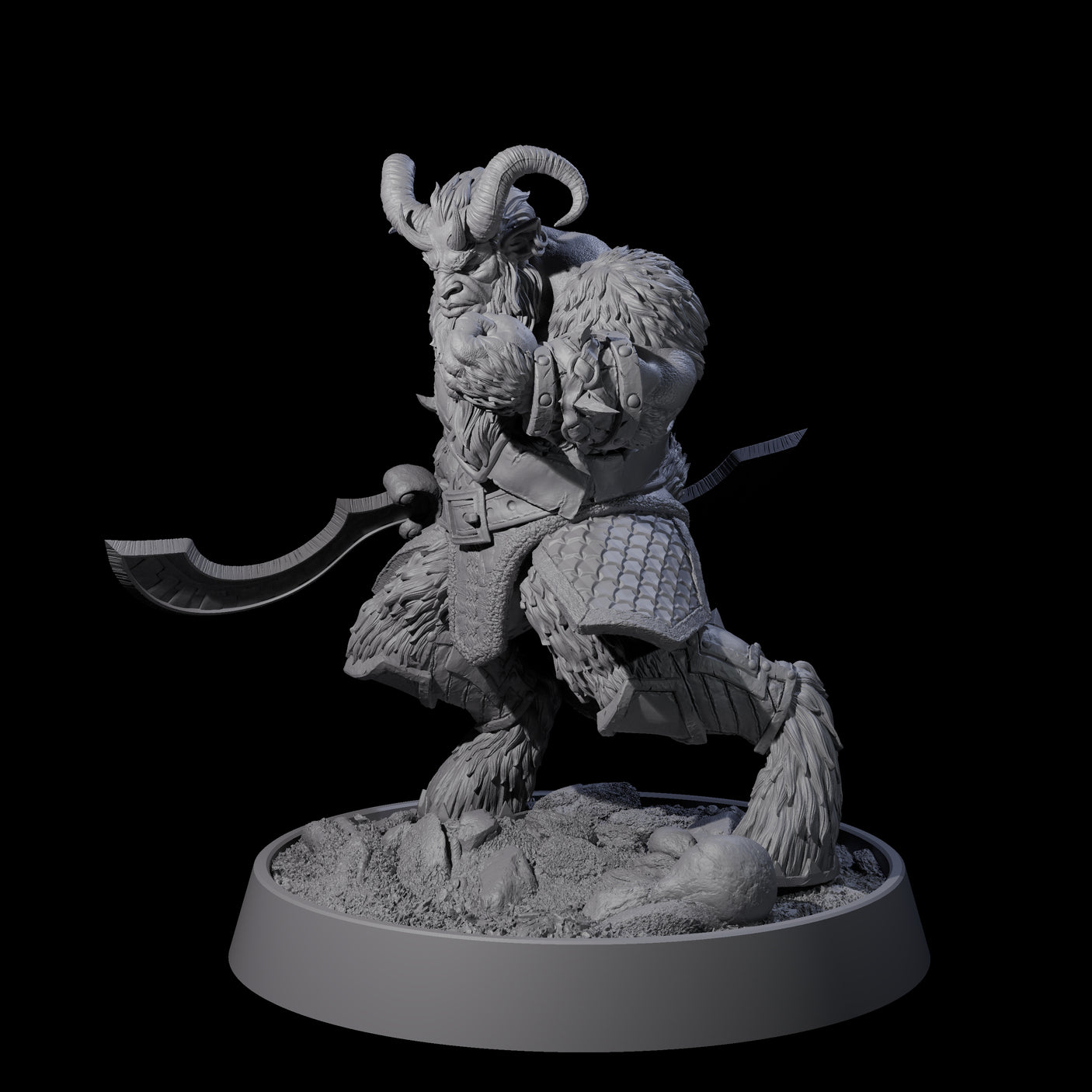 Forest Guardian Satyr A Miniature for Dungeons and Dragons, Pathfinder or other TTRPGs