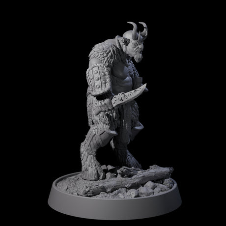 Forest Guardian Satyr B Miniature for Dungeons and Dragons, Pathfinder or other TTRPGs