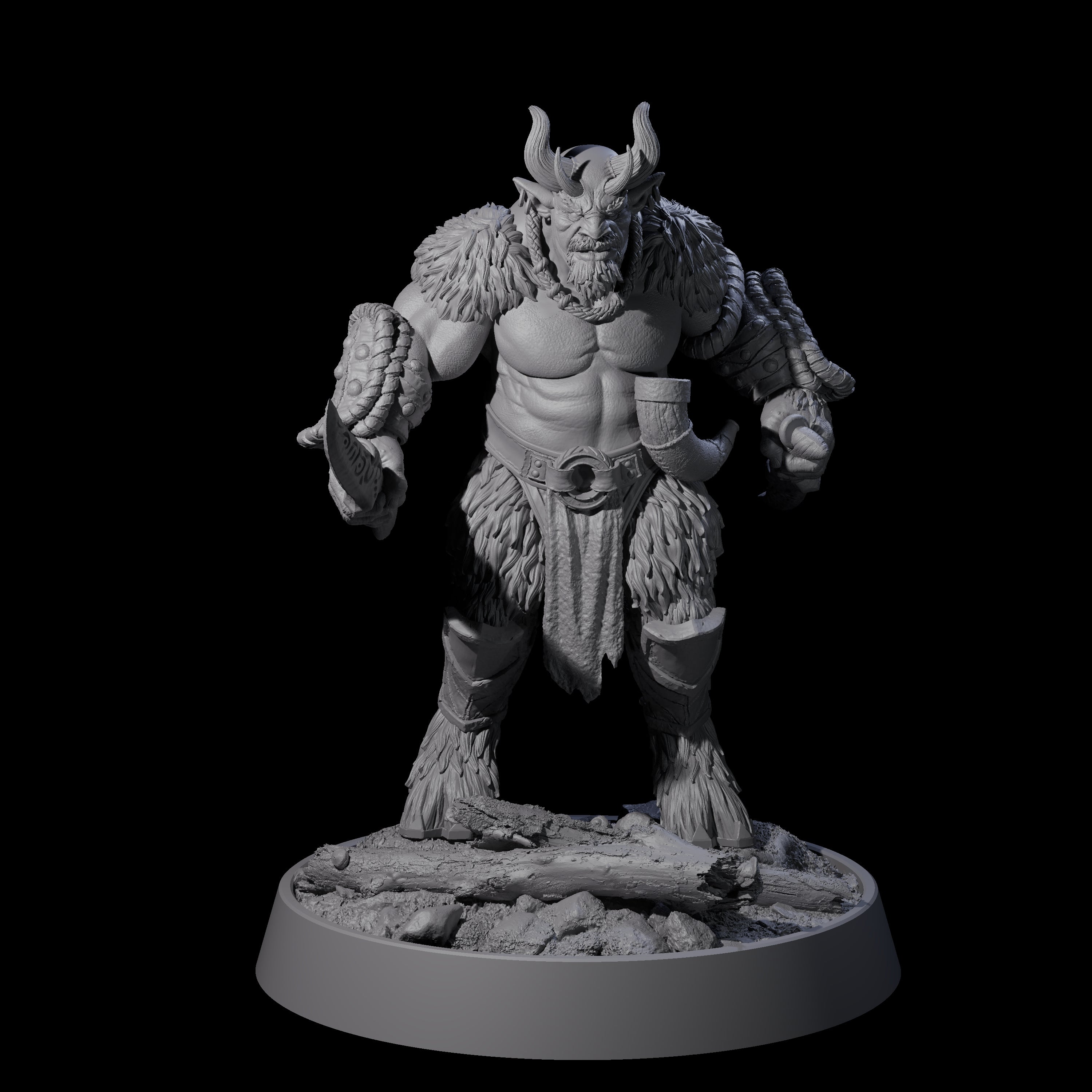 Forest Guardian Satyr B Miniature for Dungeons and Dragons, Pathfinder or other TTRPGs
