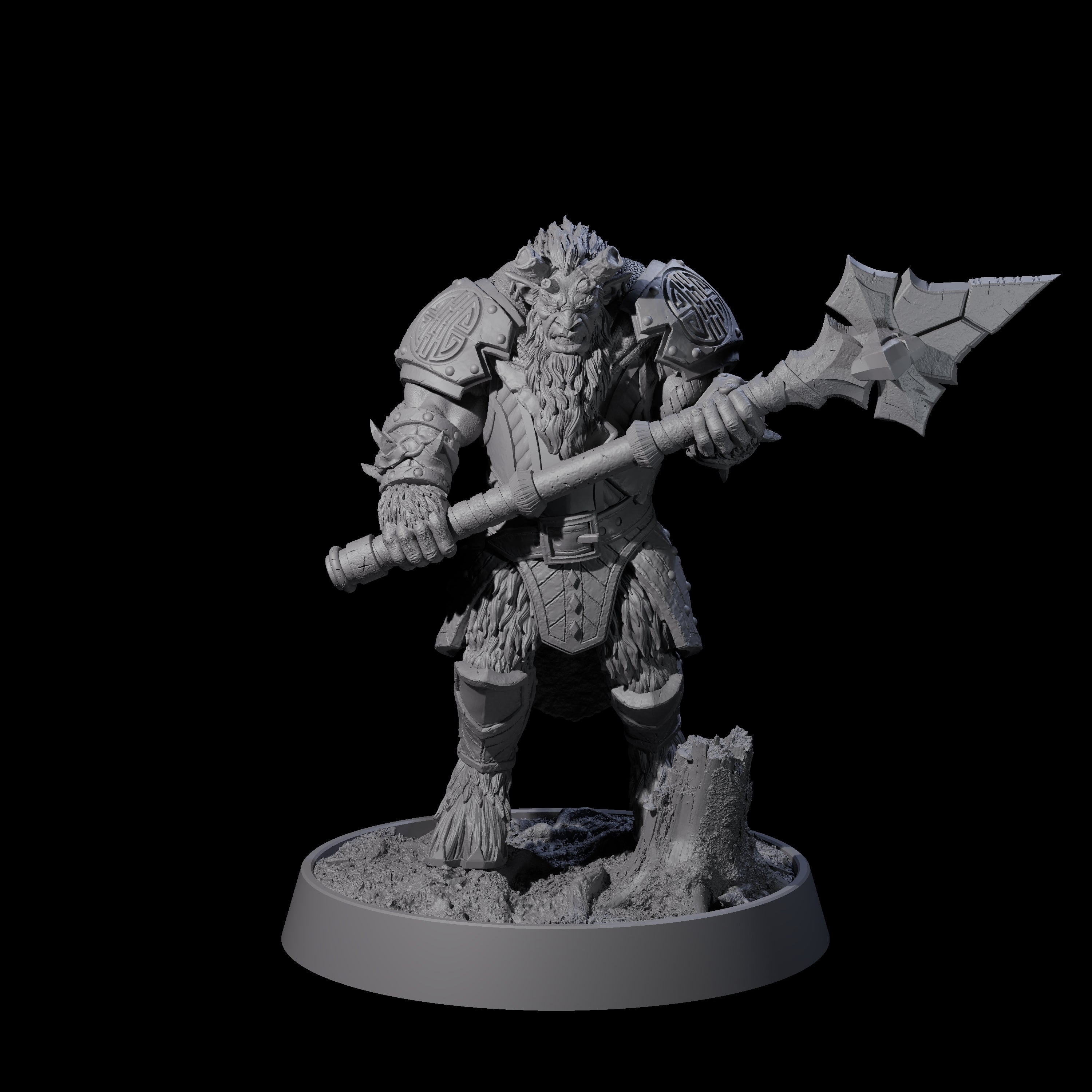 Forest Guardian Satyr C Miniature for Dungeons and Dragons, Pathfinder or other TTRPGs
