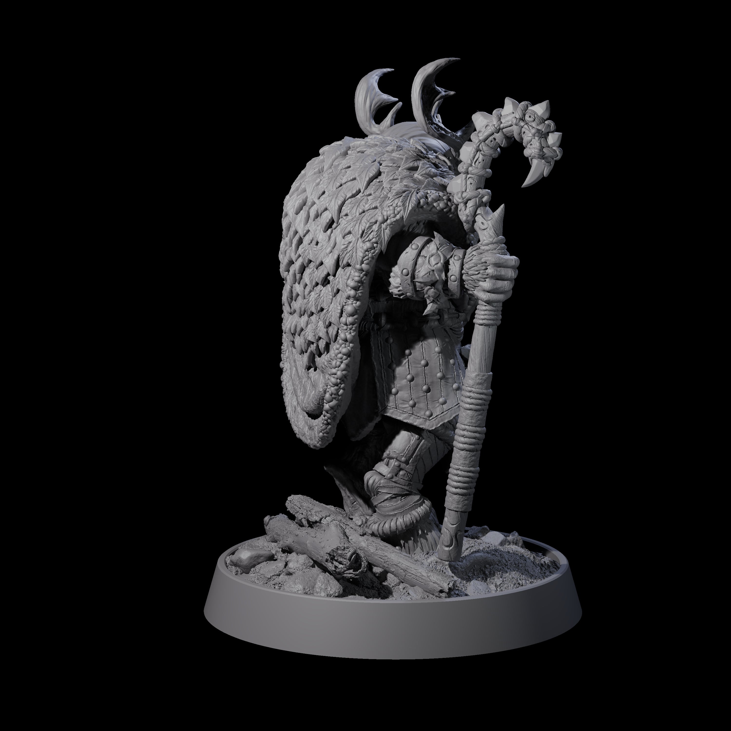 Forest Guardian Satyr D Miniature for Dungeons and Dragons, Pathfinder or other TTRPGs