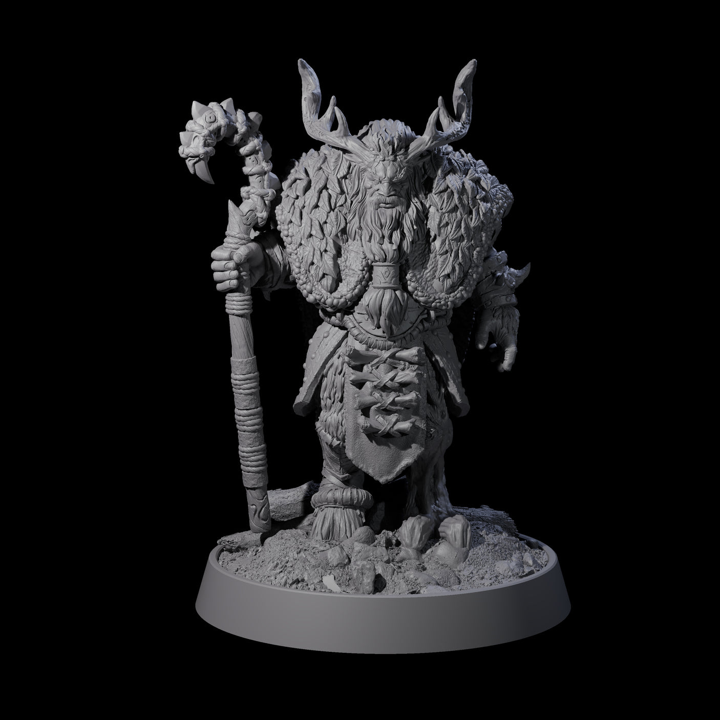 Forest Guardian Satyr D Miniature for Dungeons and Dragons, Pathfinder or other TTRPGs