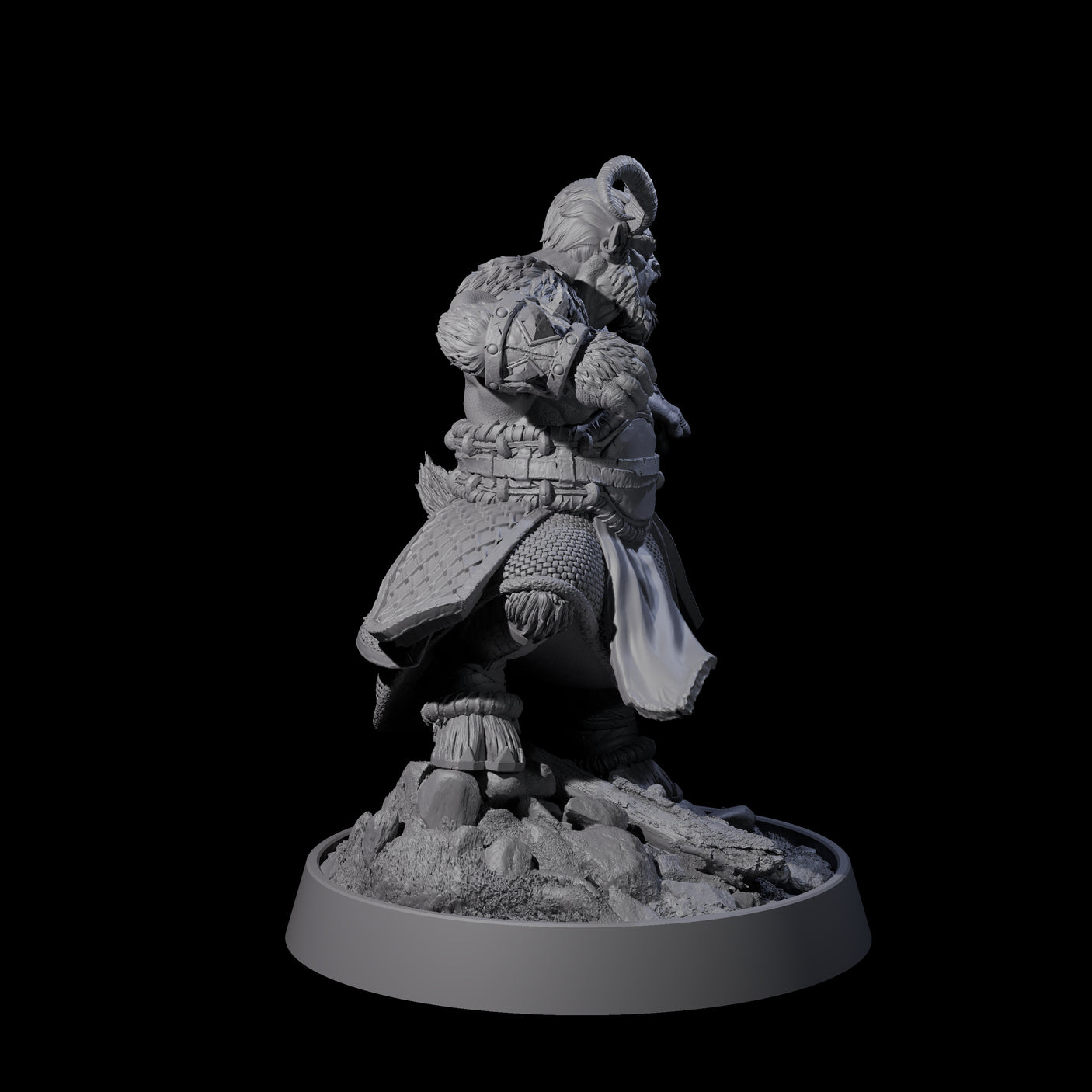 Forest Guardian Satyr E Miniature for Dungeons and Dragons, Pathfinder or other TTRPGs