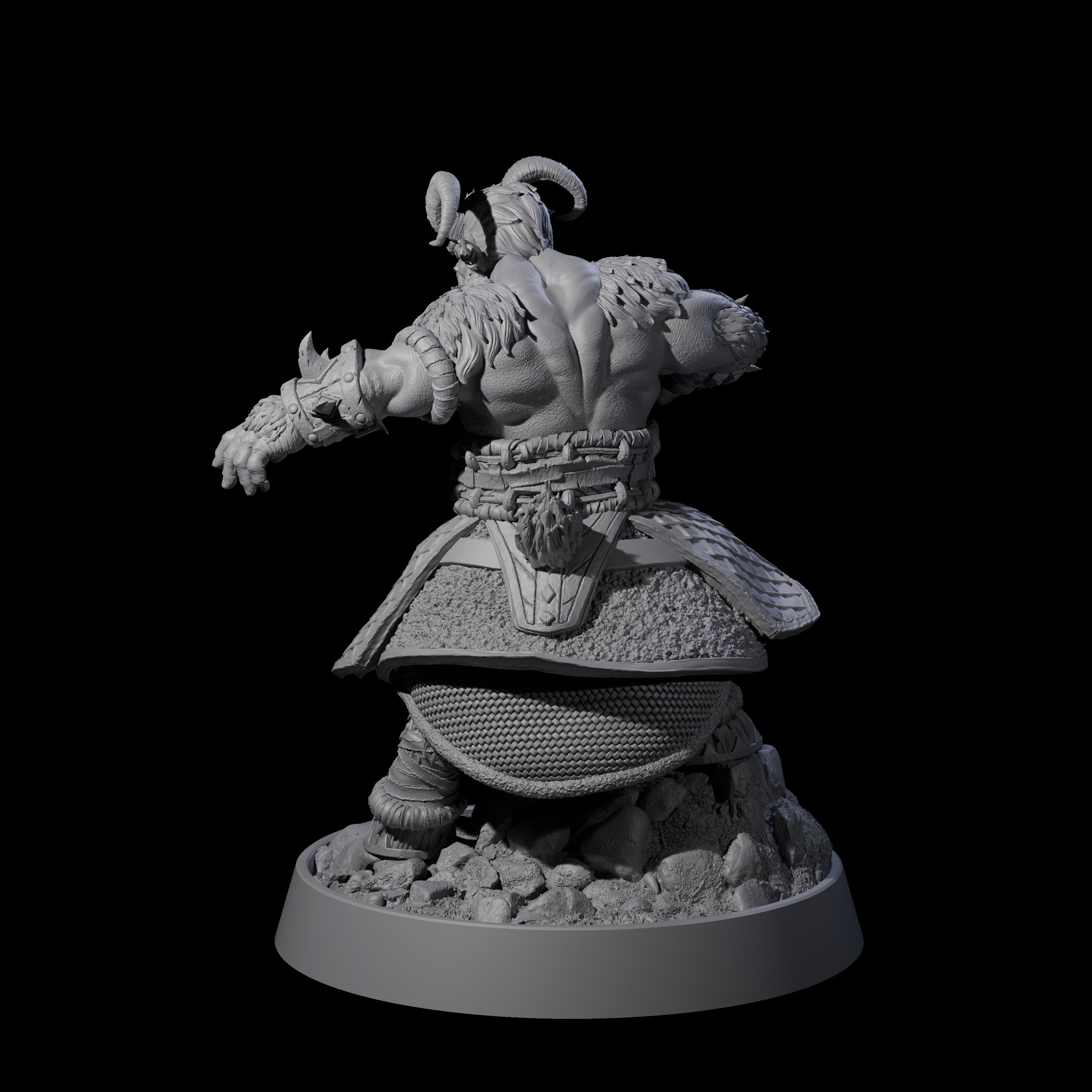 Forest Guardian Satyr E Miniature for Dungeons and Dragons, Pathfinder or other TTRPGs