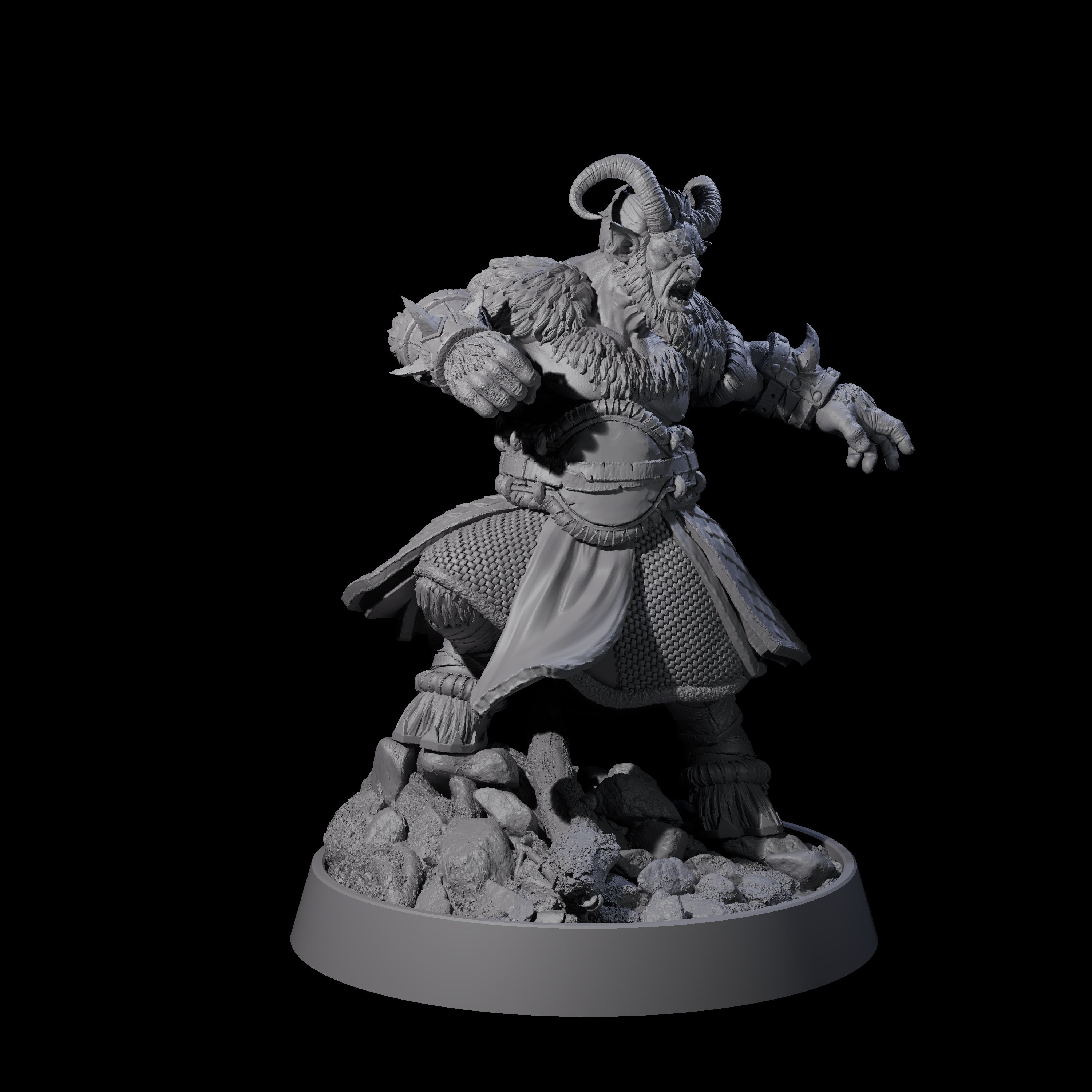 Forest Guardian Satyr E Miniature for Dungeons and Dragons, Pathfinder or other TTRPGs