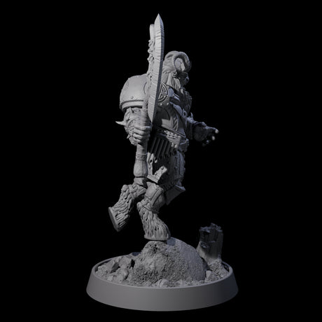 Forest Guardian Satyr F Miniature for Dungeons and Dragons, Pathfinder or other TTRPGs
