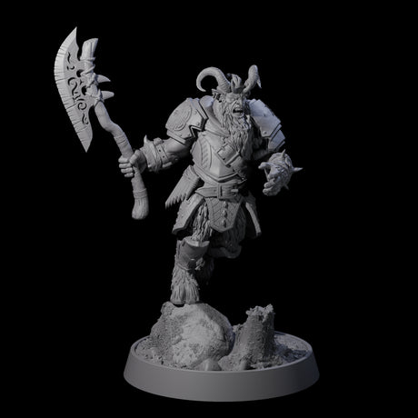 Forest Guardian Satyr F Miniature for Dungeons and Dragons, Pathfinder or other TTRPGs