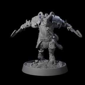 Forest Guardian Satyr G Miniature for Dungeons and Dragons, Pathfinder or other TTRPGs