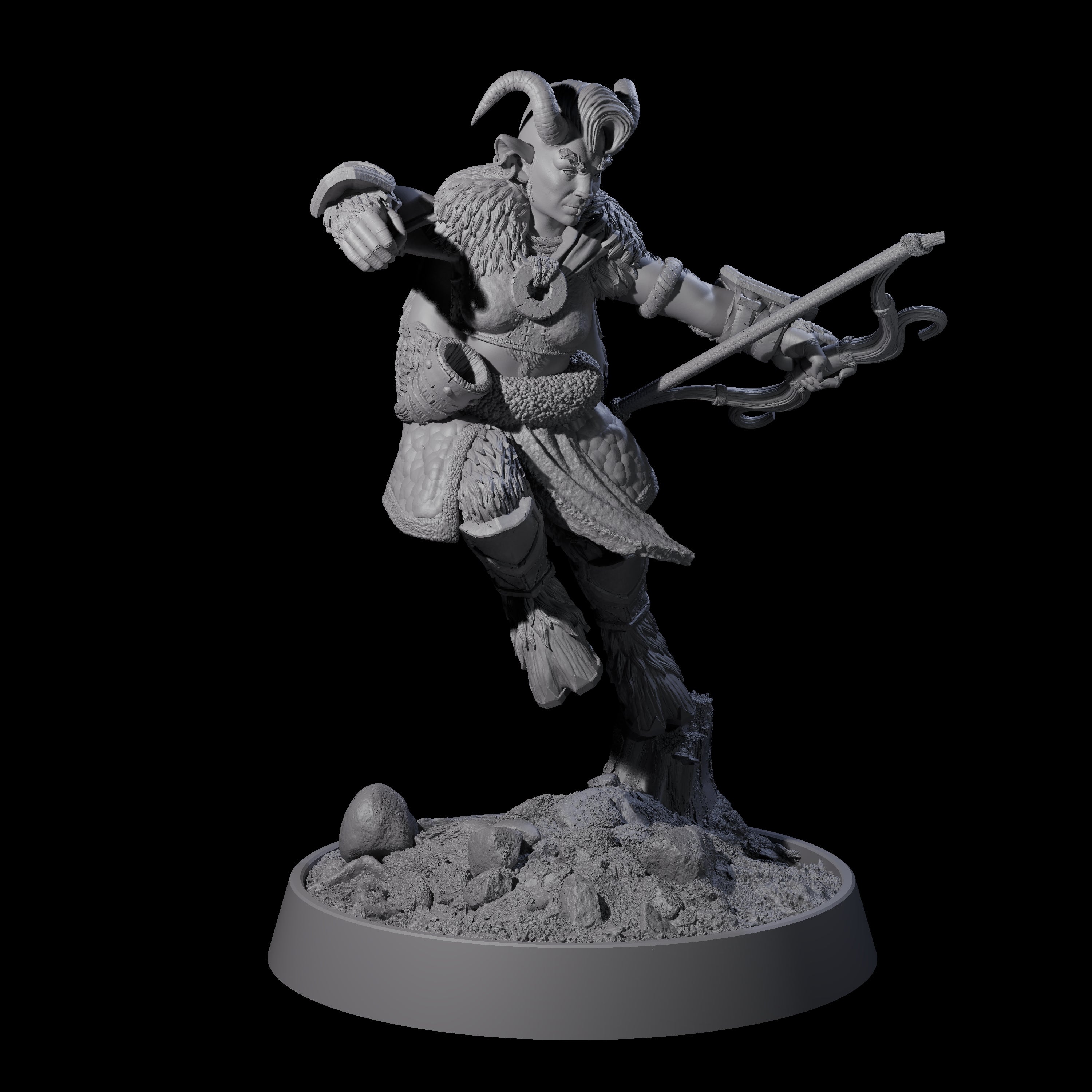 Forest Guardian Satyr H Miniature for Dungeons and Dragons, Pathfinder or other TTRPGs