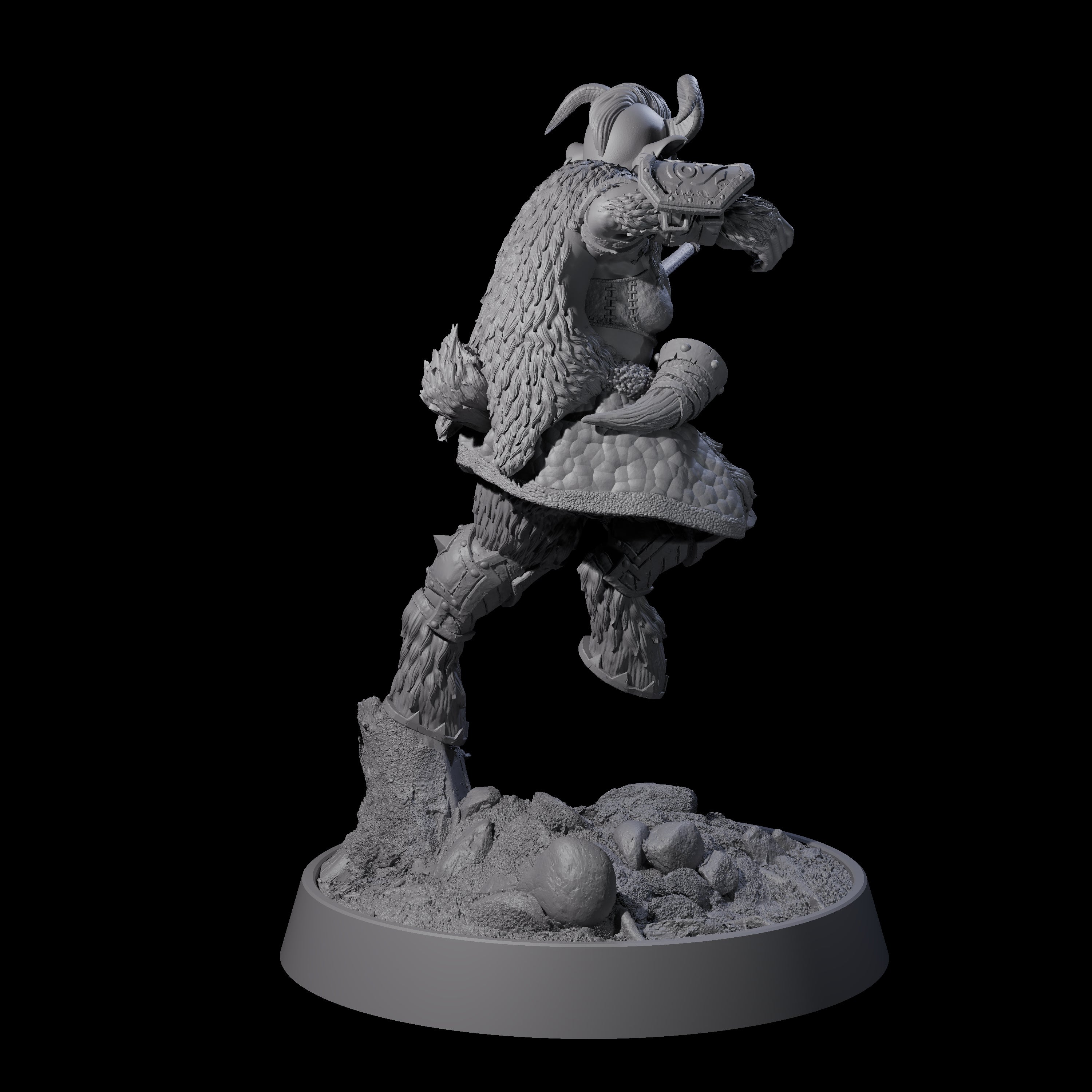 Forest Guardian Satyr H Miniature for Dungeons and Dragons, Pathfinder or other TTRPGs