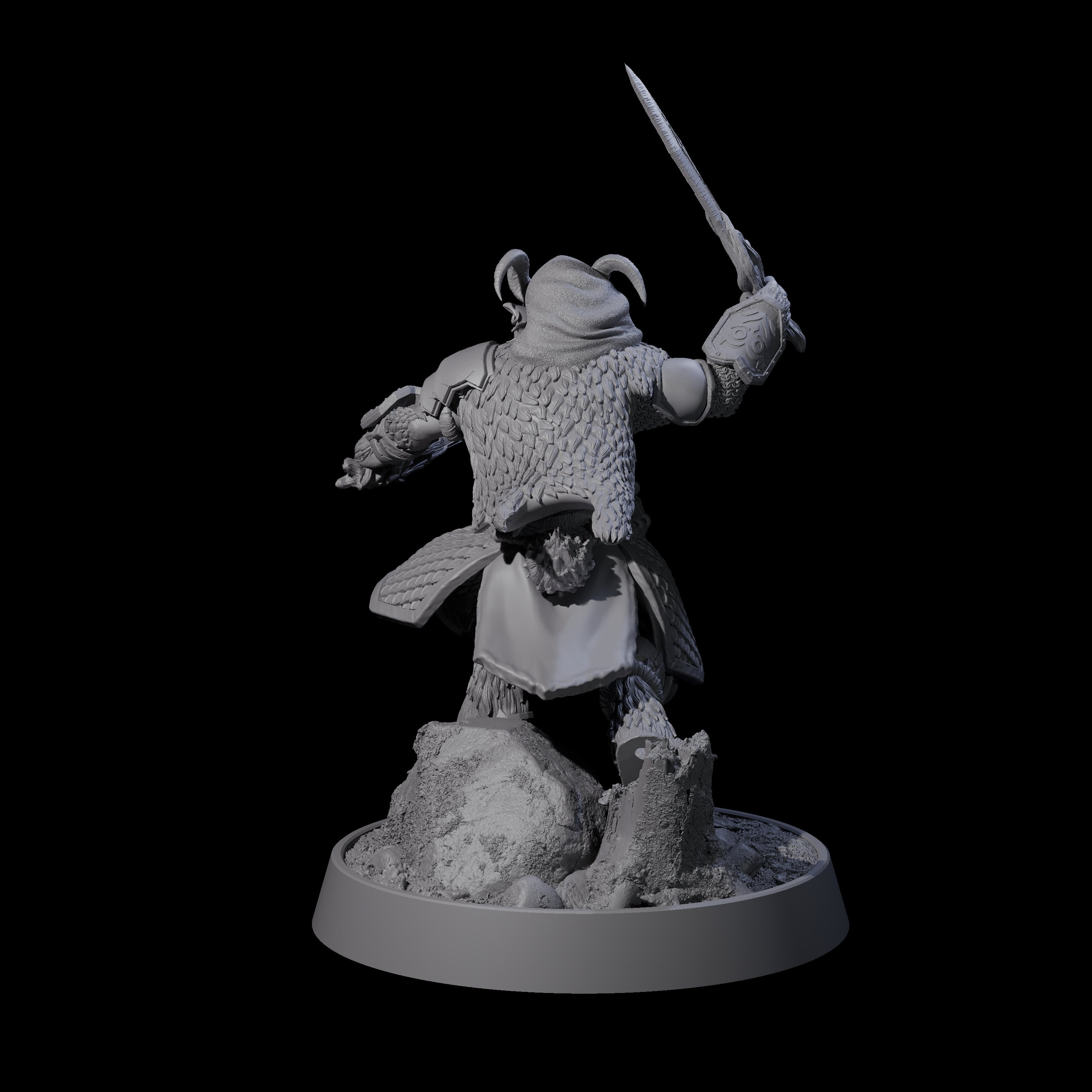 Forest Guardian Satyr I Miniature for Dungeons and Dragons, Pathfinder or other TTRPGs