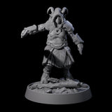 Forest Guardian Satyr J Miniature for Dungeons and Dragons, Pathfinder or other TTRPGs
