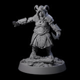 Forest Guardian Satyr J Miniature for Dungeons and Dragons, Pathfinder or other TTRPGs
