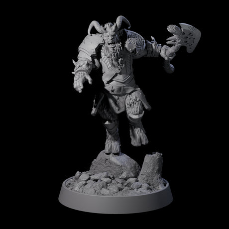 Forest Guardian Satyr K Miniature for Dungeons and Dragons, Pathfinder or other TTRPGs
