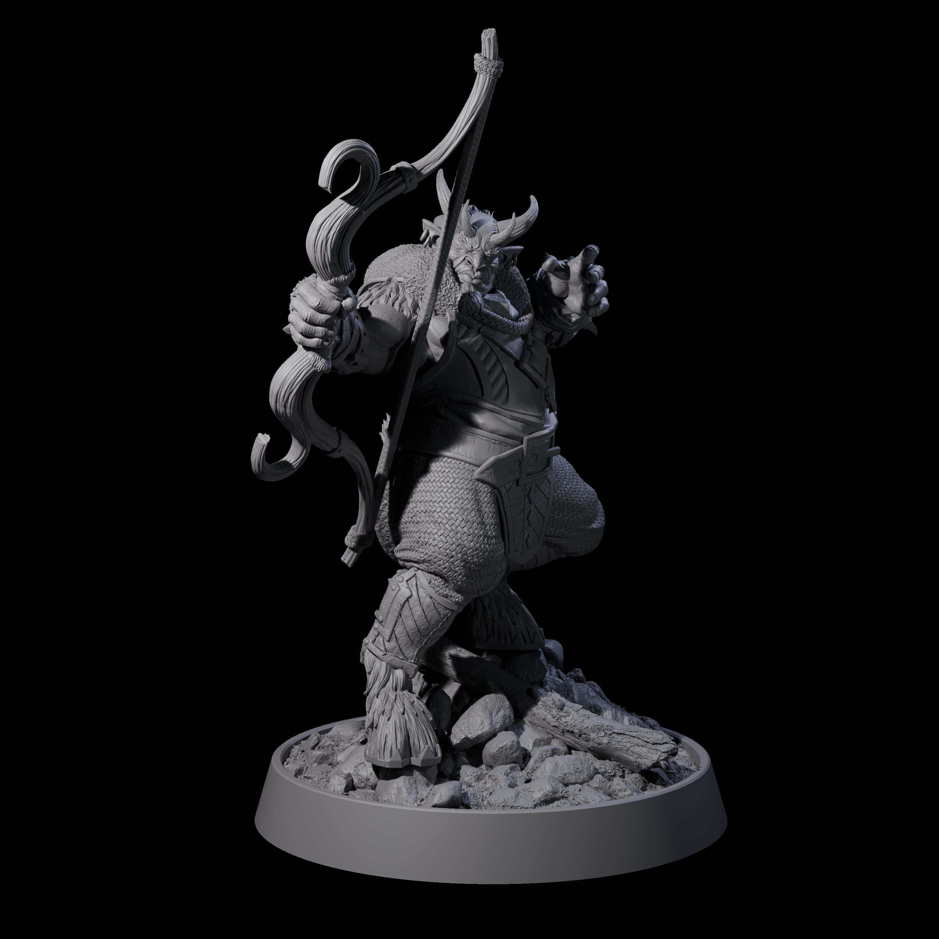 Forest Guardian Satyr N Miniature for Dungeons and Dragons, Pathfinder or other TTRPGs
