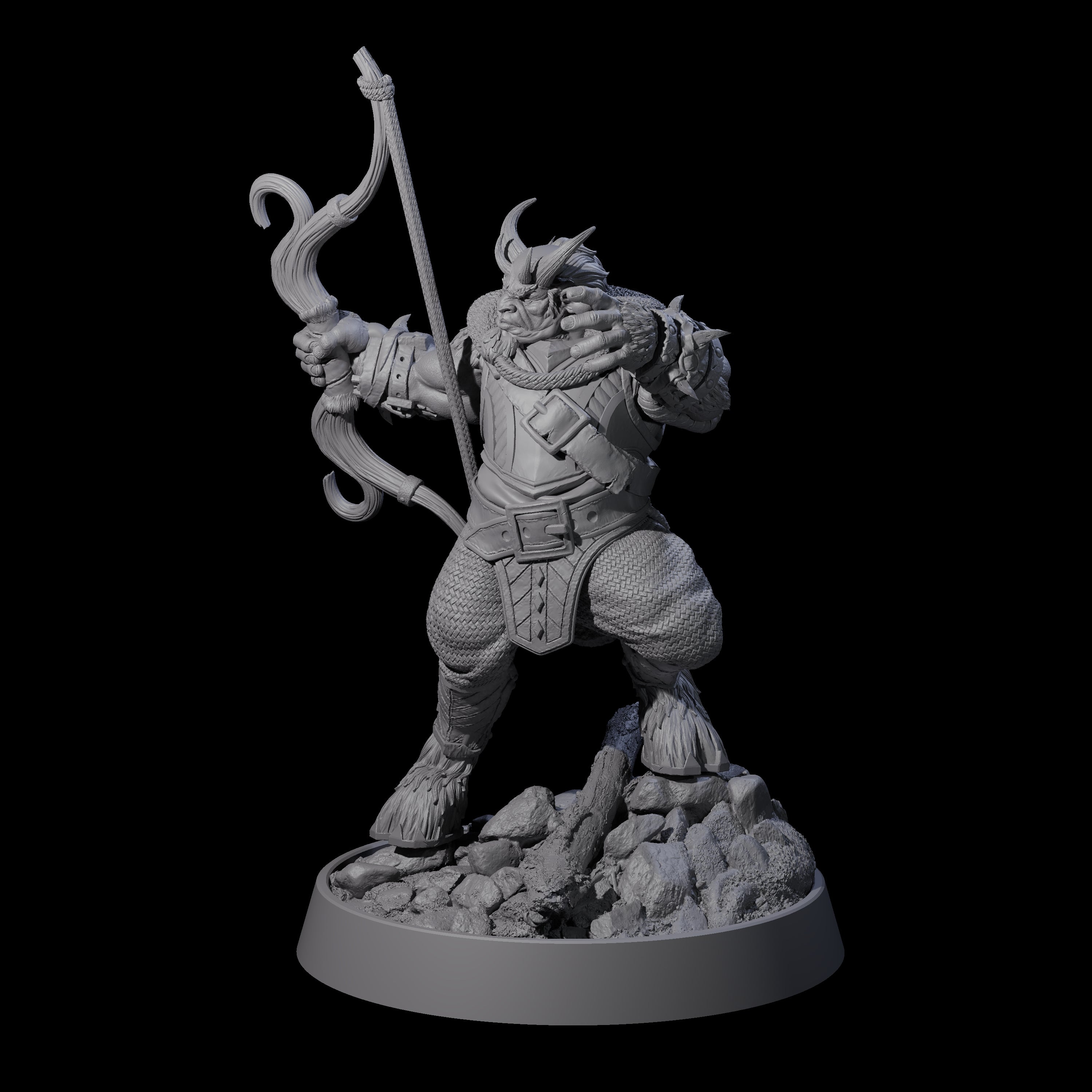 Forest Guardian Satyr N Miniature for Dungeons and Dragons, Pathfinder or other TTRPGs