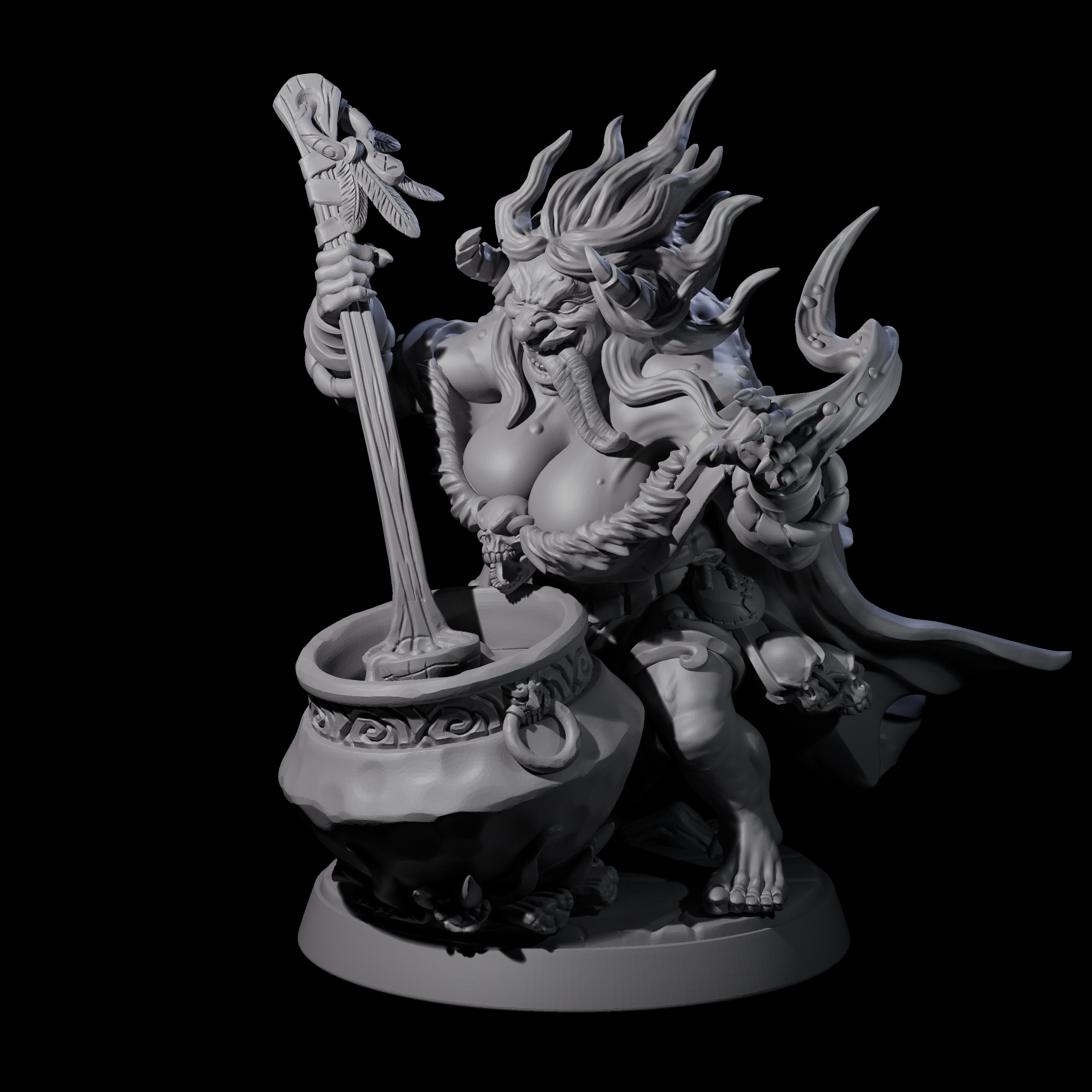 Forest Hag A Miniature for Dungeons and Dragons, Pathfinder or other TTRPGs