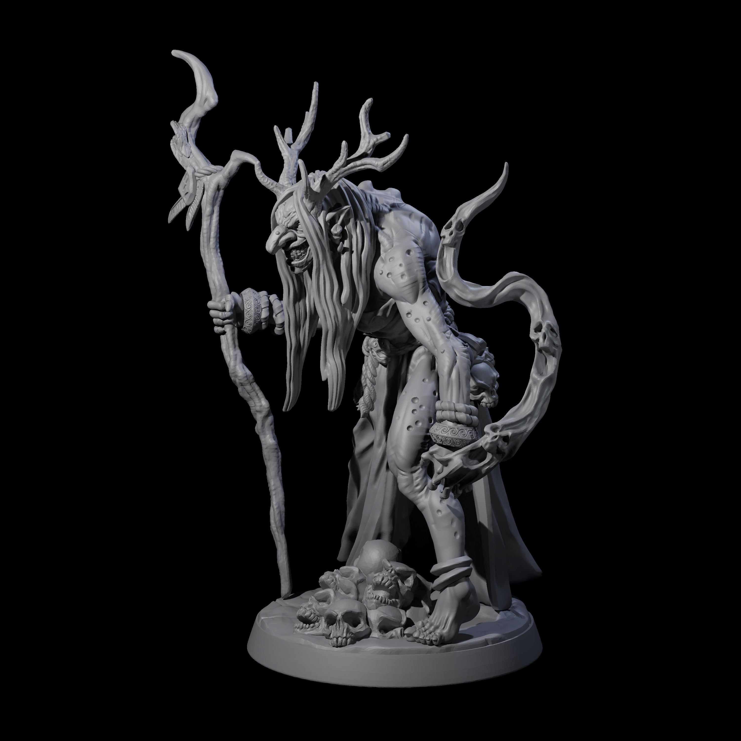 Forest Hag B Miniature for Dungeons and Dragons, Pathfinder or other TTRPGs