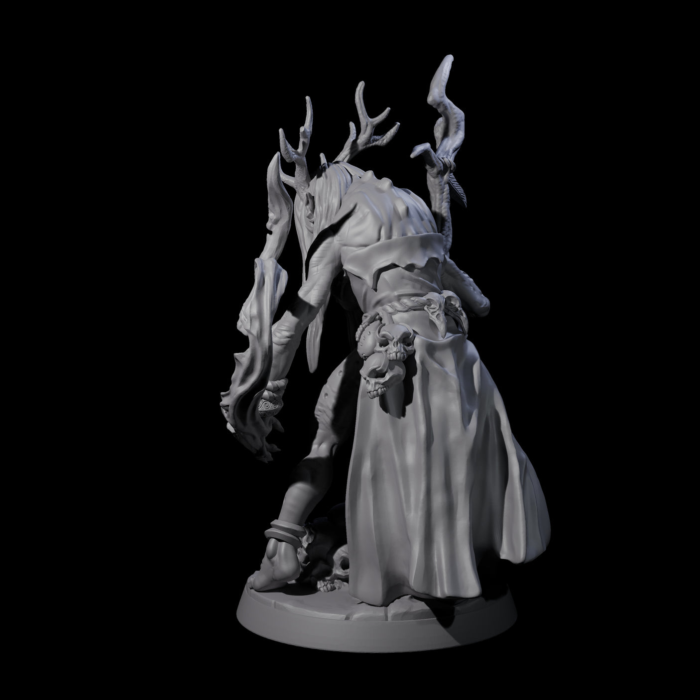 Forest Hag B Miniature for Dungeons and Dragons, Pathfinder or other TTRPGs