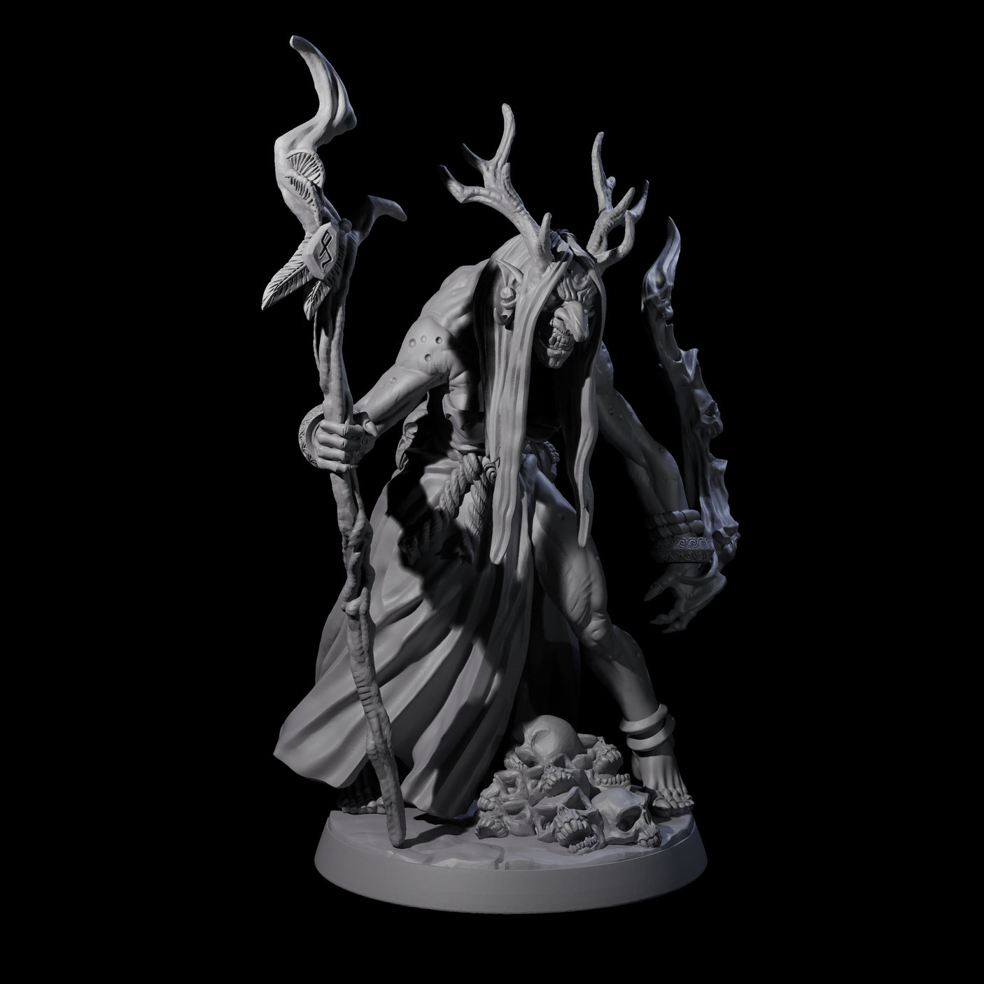 Forest Hag B Miniature for Dungeons and Dragons, Pathfinder or other TTRPGs