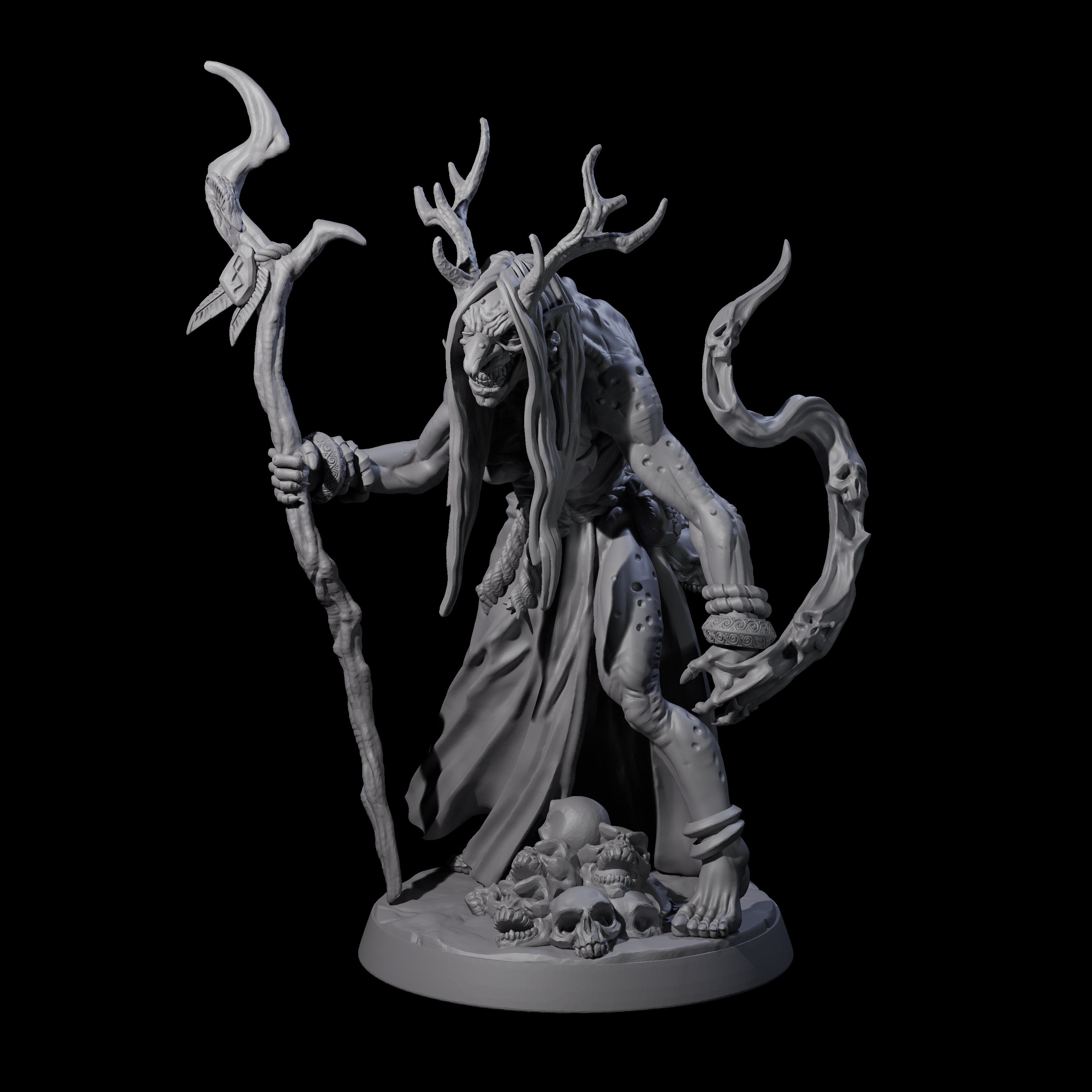 Forest Hag B Miniature for Dungeons and Dragons, Pathfinder or other TTRPGs