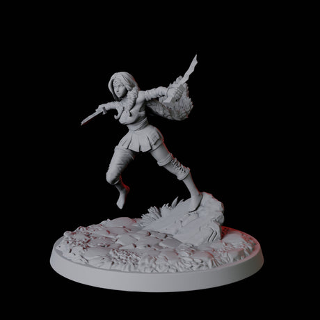 Forest Princess Miniature for Dungeons and Dragons, Pathfinder or other TTRPGs
