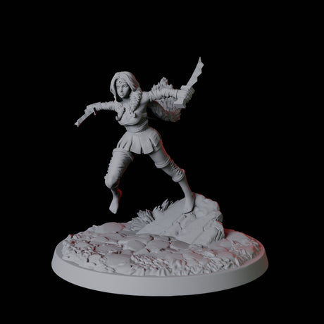 Forest Princess Miniature for Dungeons and Dragons, Pathfinder or other TTRPGs